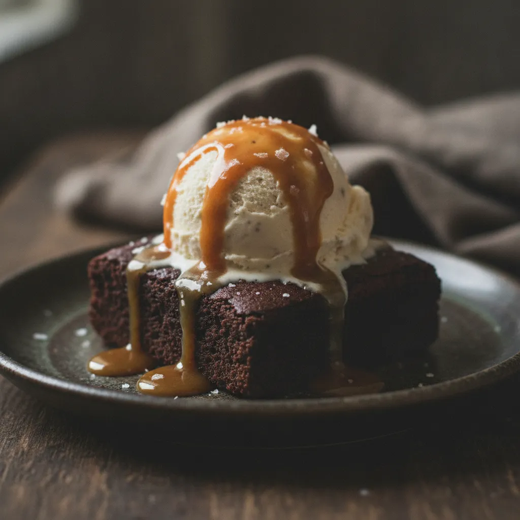 Brownie com Sorvete